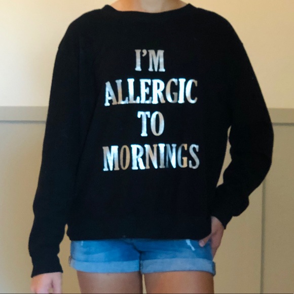 black long sleeve with silver lettering! - Picture 2 of 3